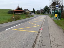 Bereich Egg der Dorfstrasse Allenwinden