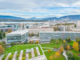 Gebäude der Internationalen Fernmeldeunion (ITU) in Genf