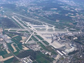 Luftbild Flughafen Zürich