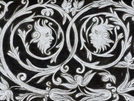 Sgraffito, Detail.