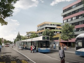 Visualisierung des Trams Affoltern