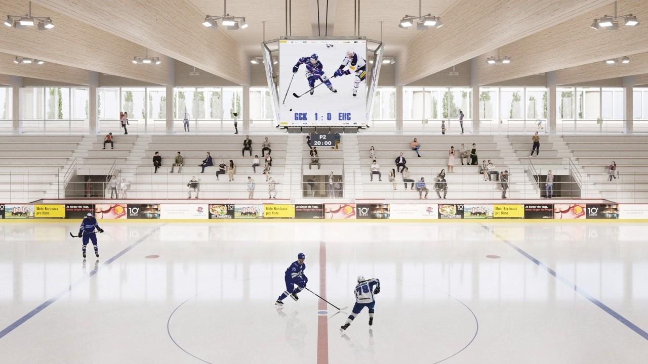 Visualisierung Projekt Ammonit Sportzentrum Oerlikon