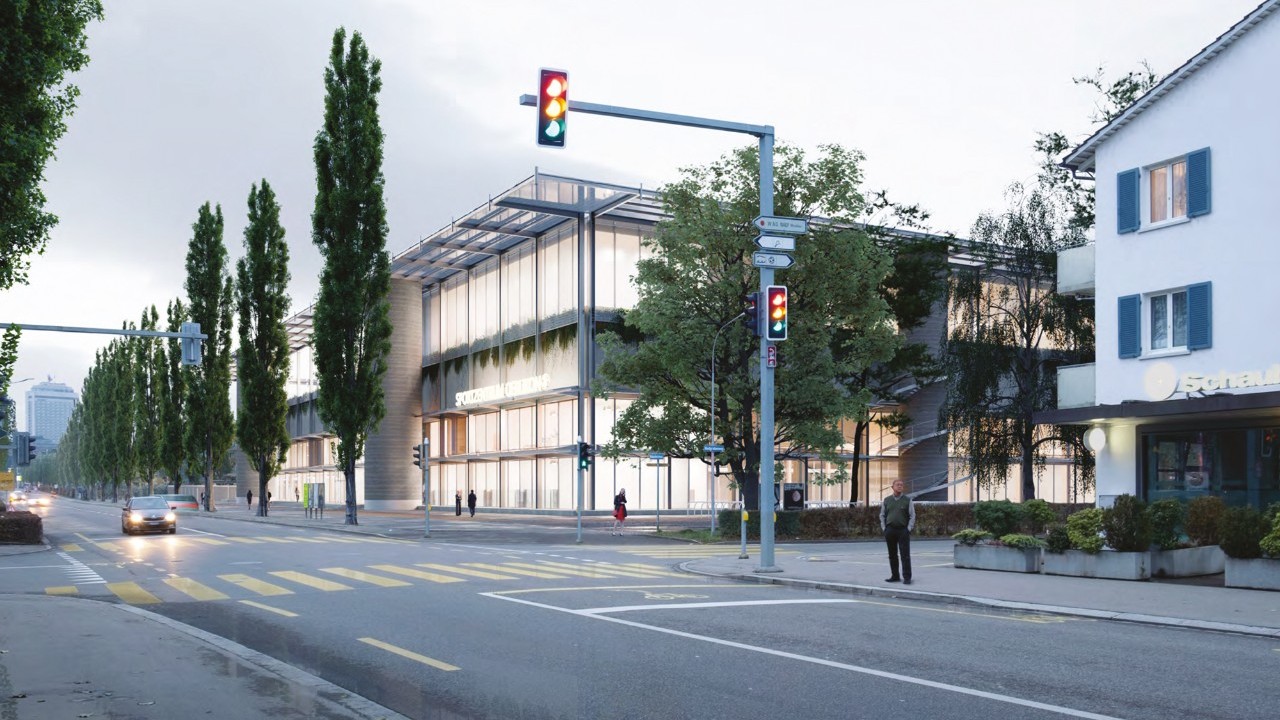 Visualisierung Projekt Ammonit Sportzentrum Oerlikon