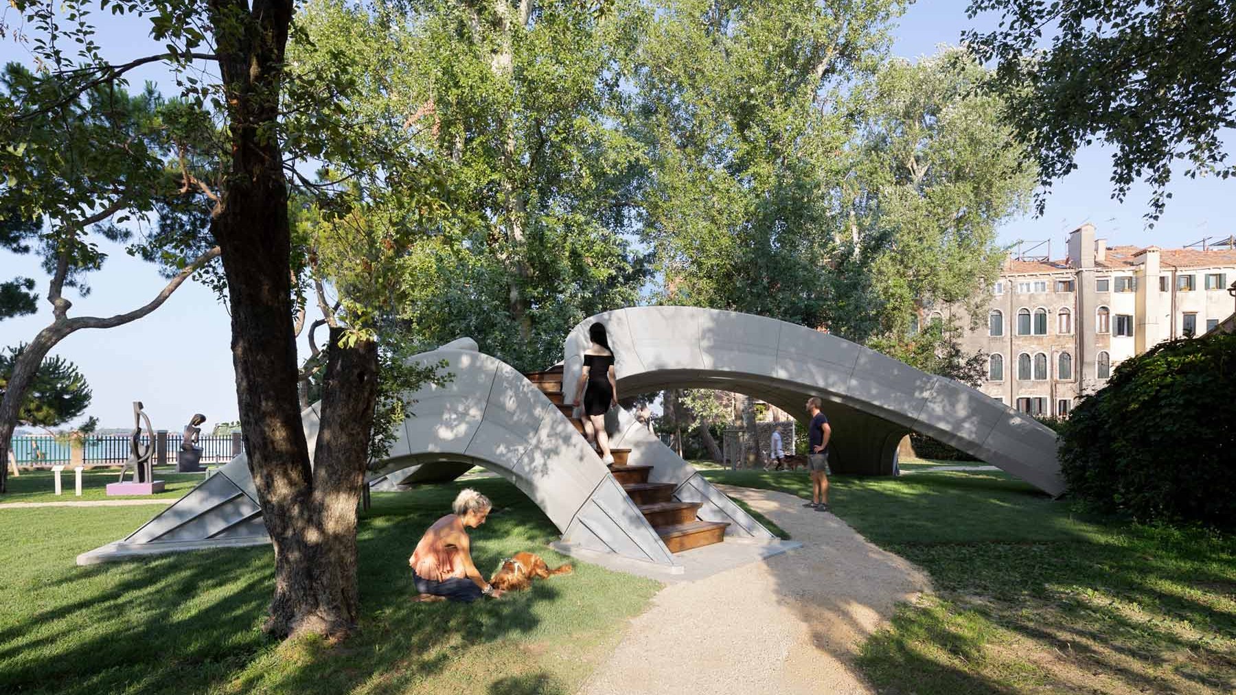 3D-gedruckte Brücke Striatus in Venedig