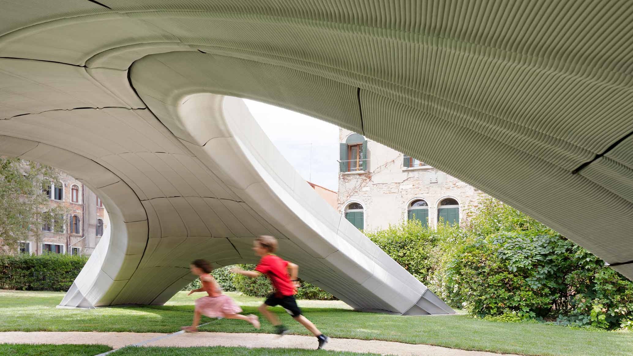 3D-gedruckte Brücke Striatus in Venedig