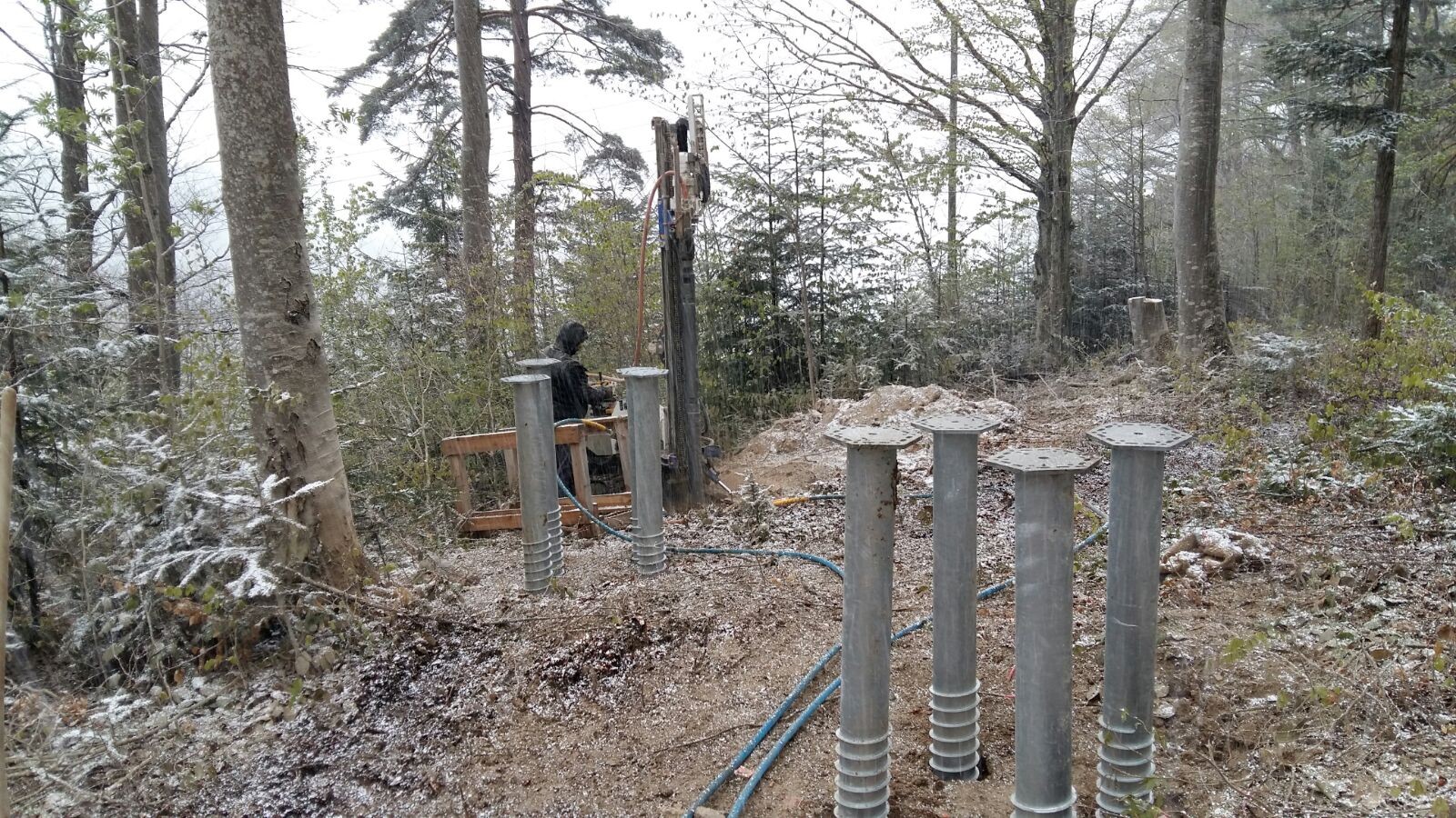 Stahlfüsse Baumwipfelpfad Neckertal.