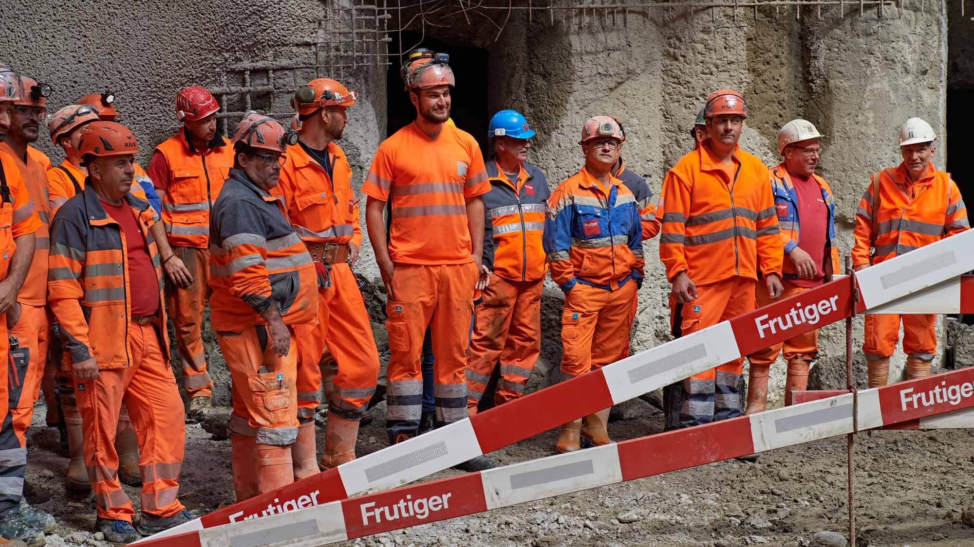 Durschlag Zufahrtstunnel Hirschenpark und Eilgut in Bern