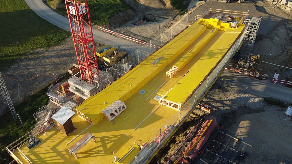 Baustelle Umfahrung Mellingen