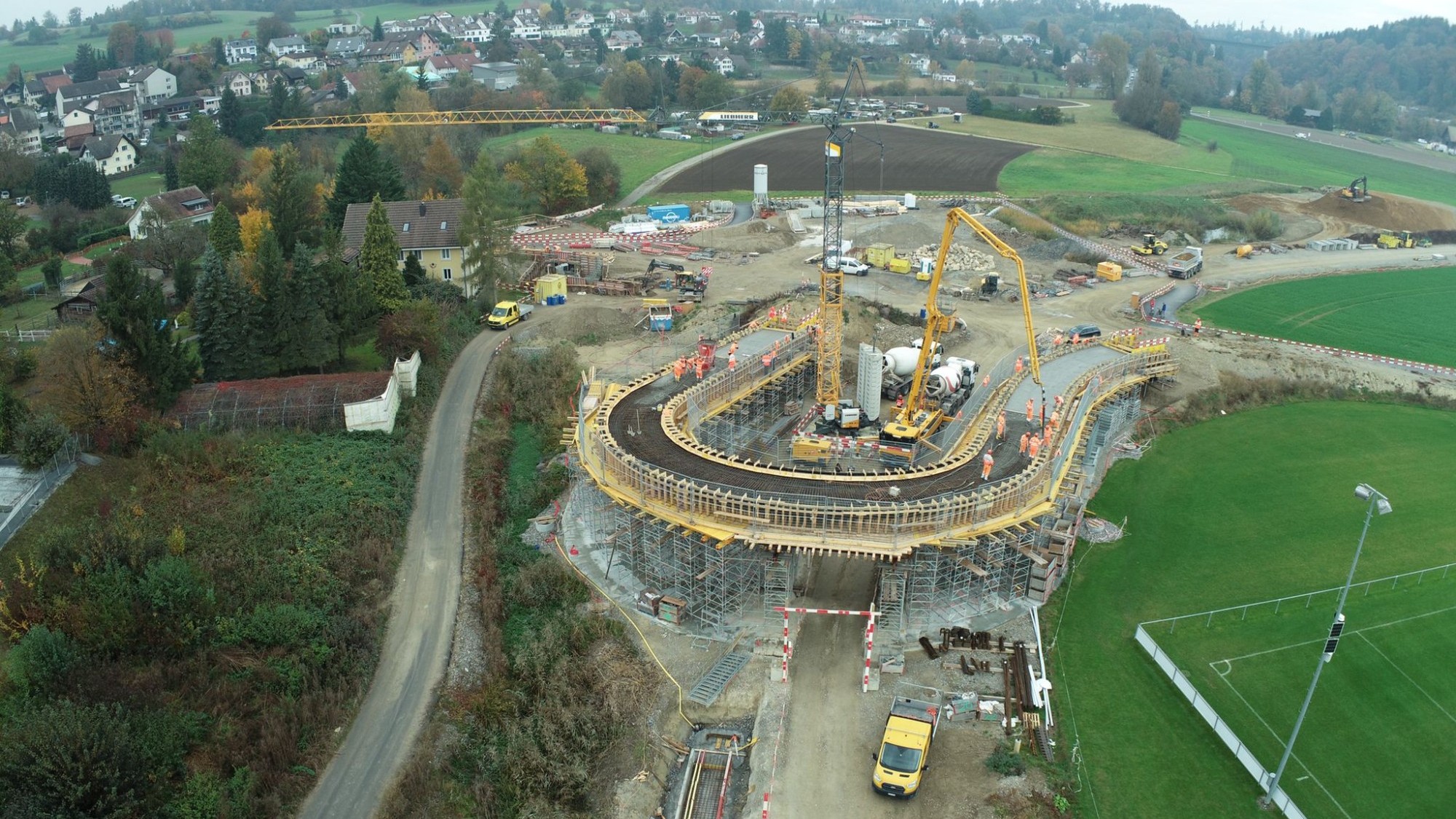 Baustelle Umfahrung Mellingen Cosenz