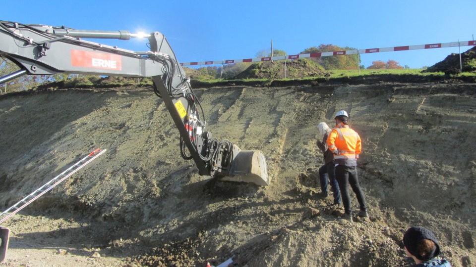 Ausgrabungsstelle Baustelle Kaistenbergstrasse Frick