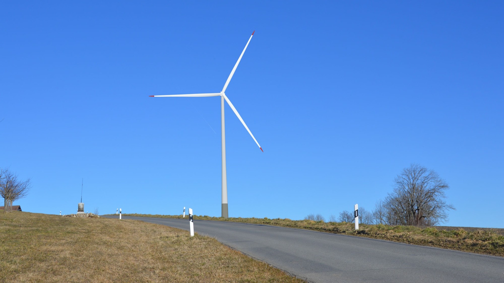 Visualisierung Windturbine Ruswilerberg