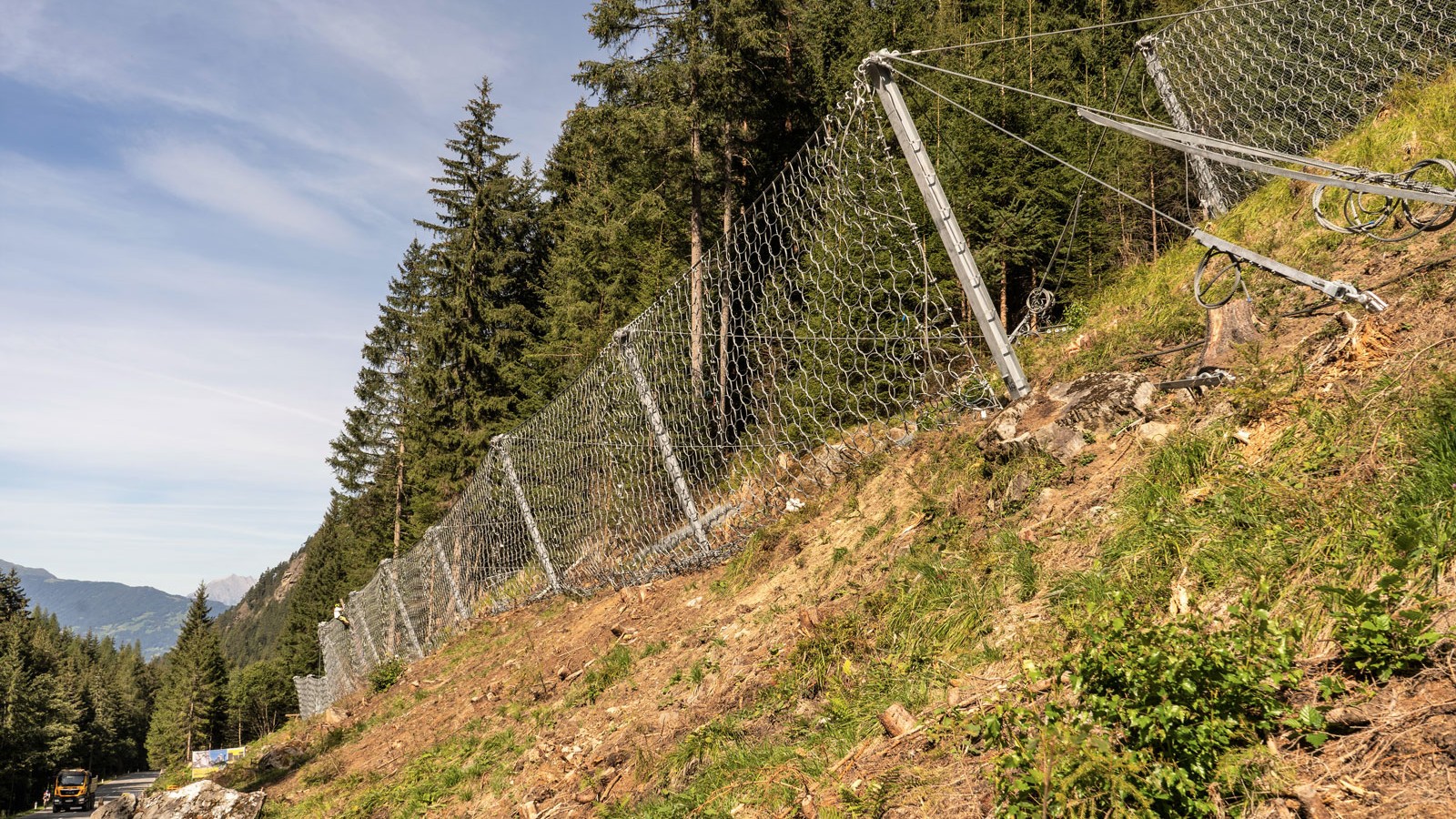 ROCCO®-Steinschlagbarriere von Geobrugg in Kühtai