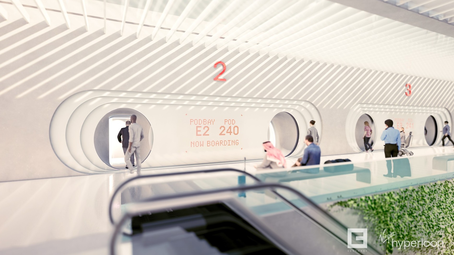 Boarding Hyperloop