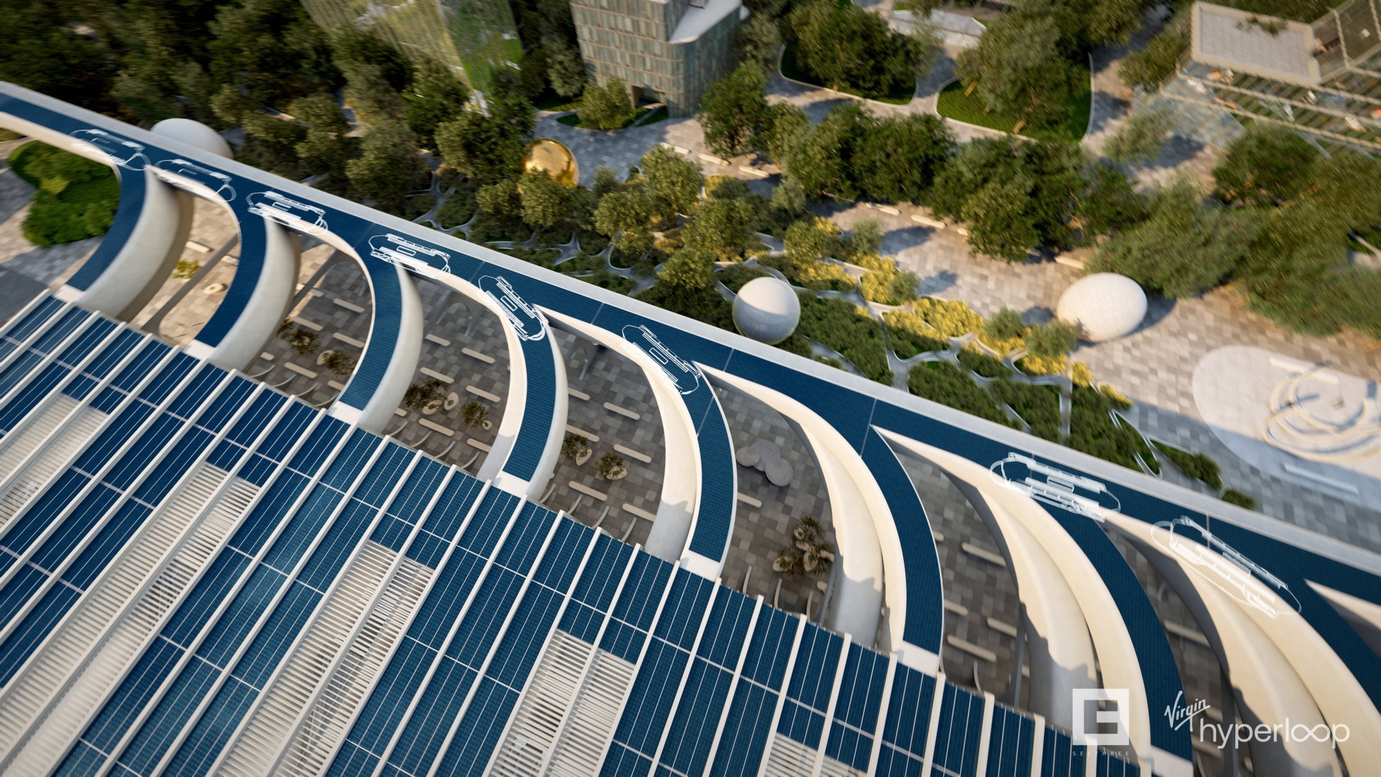 Hyperloop-Station