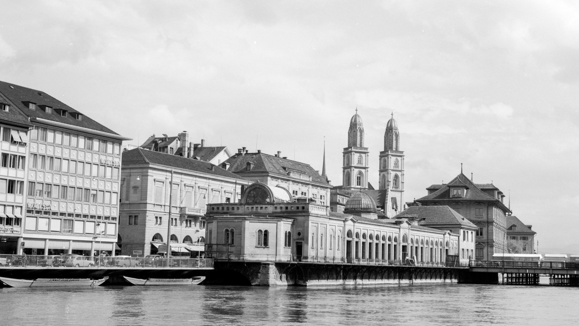 Fleischhalle in Zürich um 1959