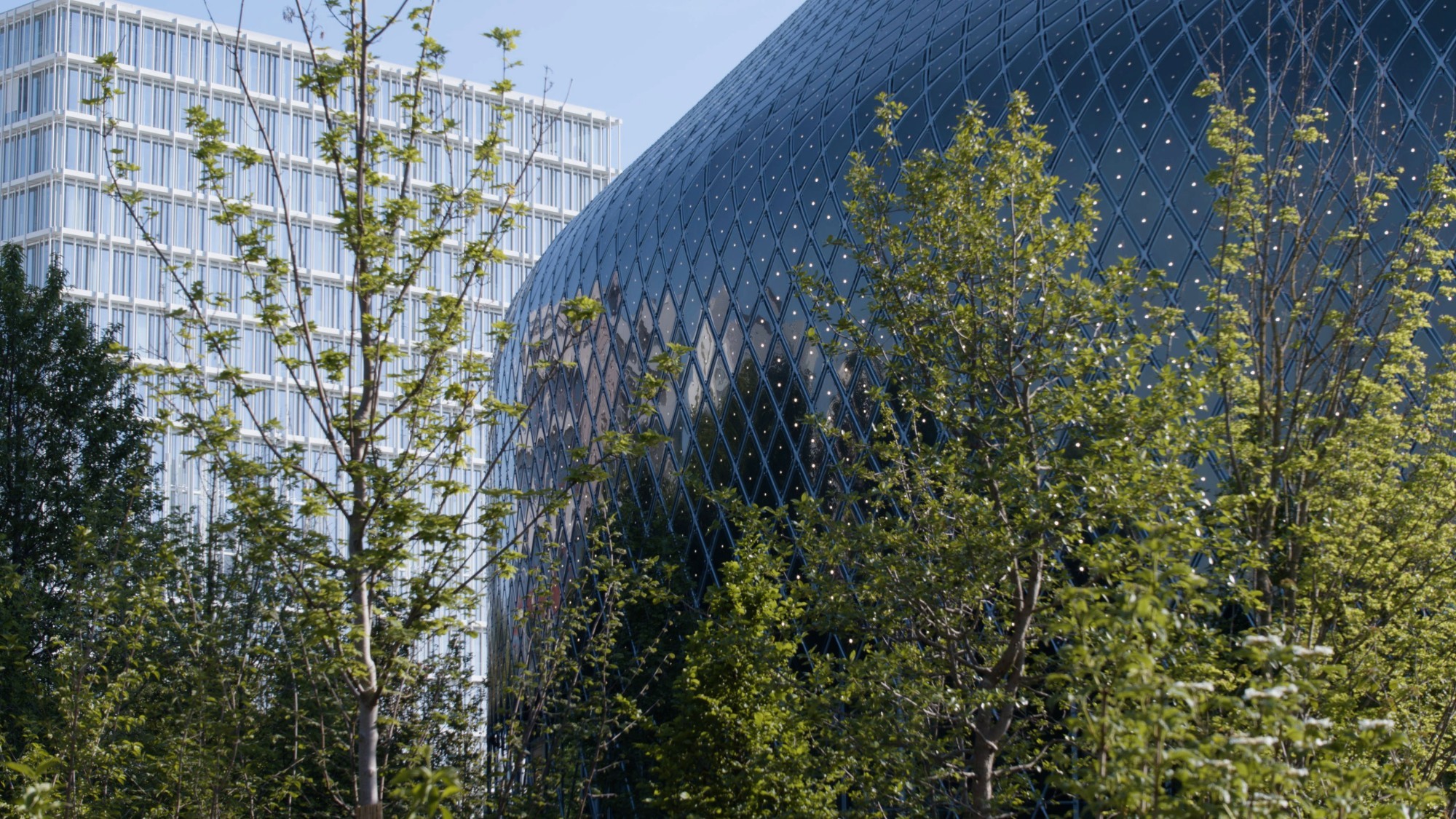 Pavillon auf dem Novartis-Campus