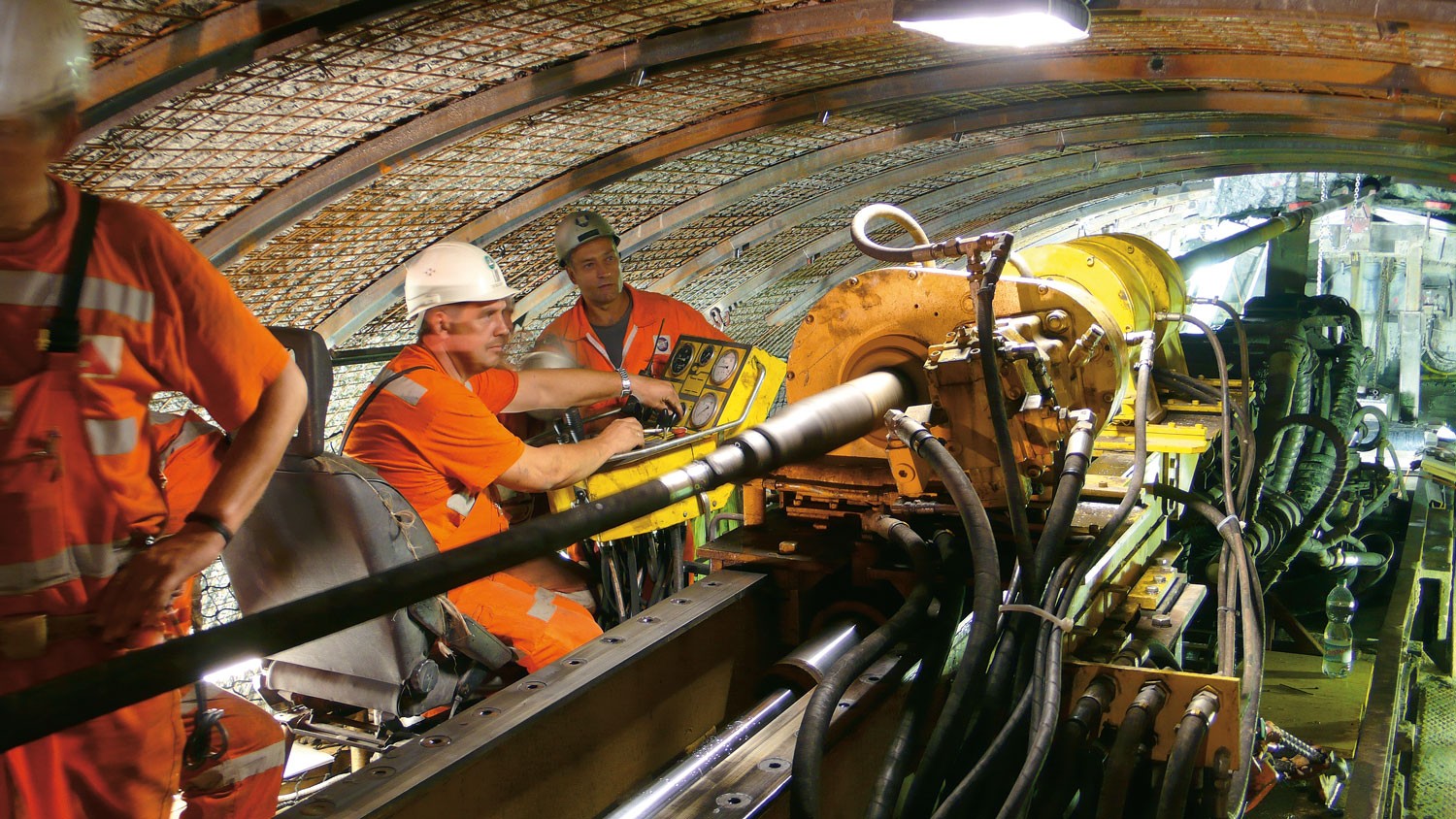 Sondierbohrungen für Gotthard-Basistunnel Piora-Mulde