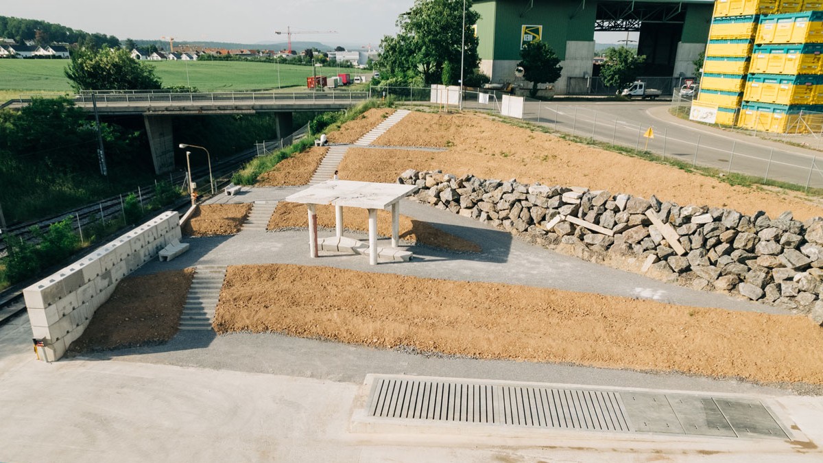 Von Robotern gefertigter Landschaftspark ETH Zürich