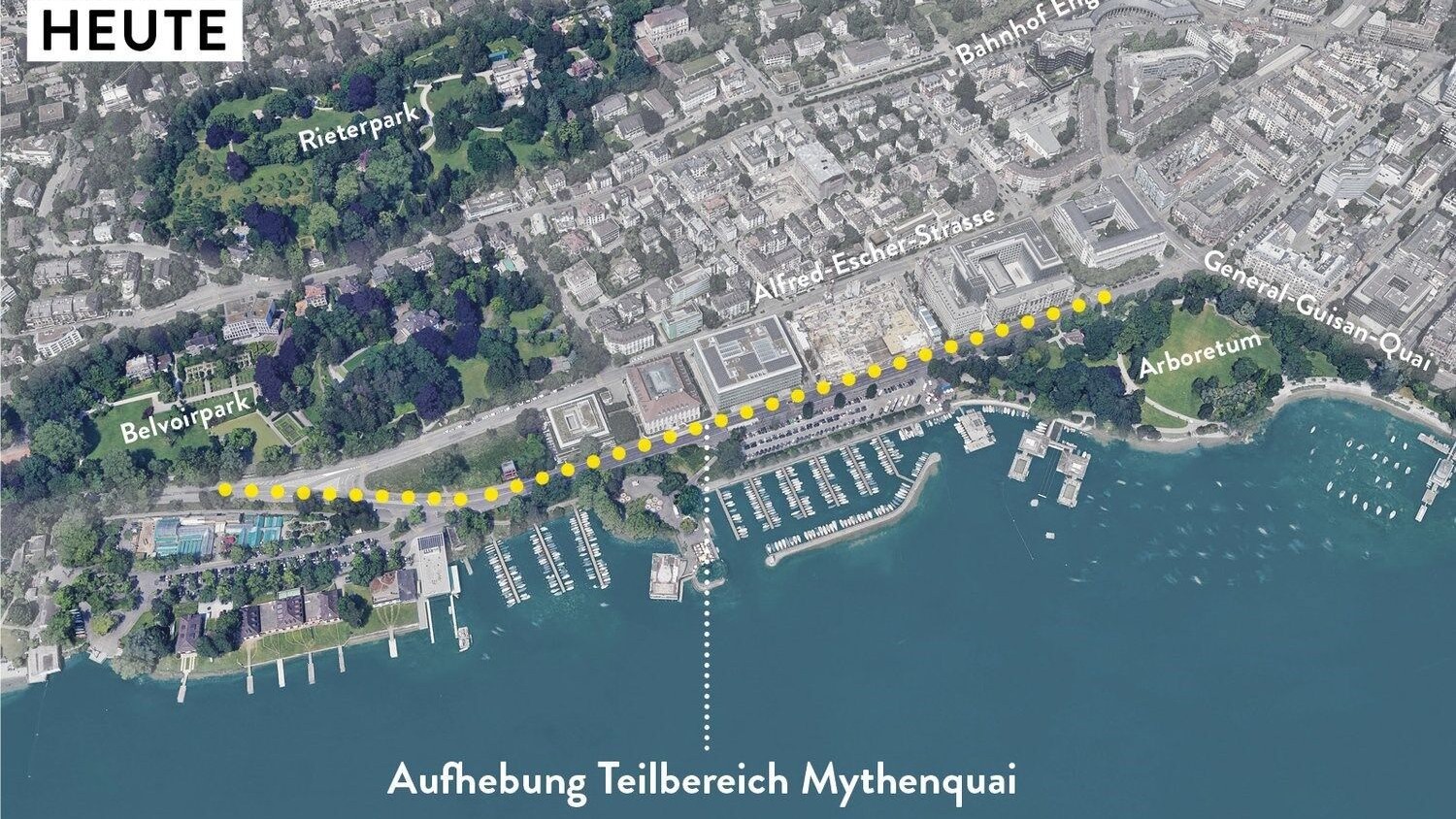 Aufhebung Teilbereich Mythenquai.