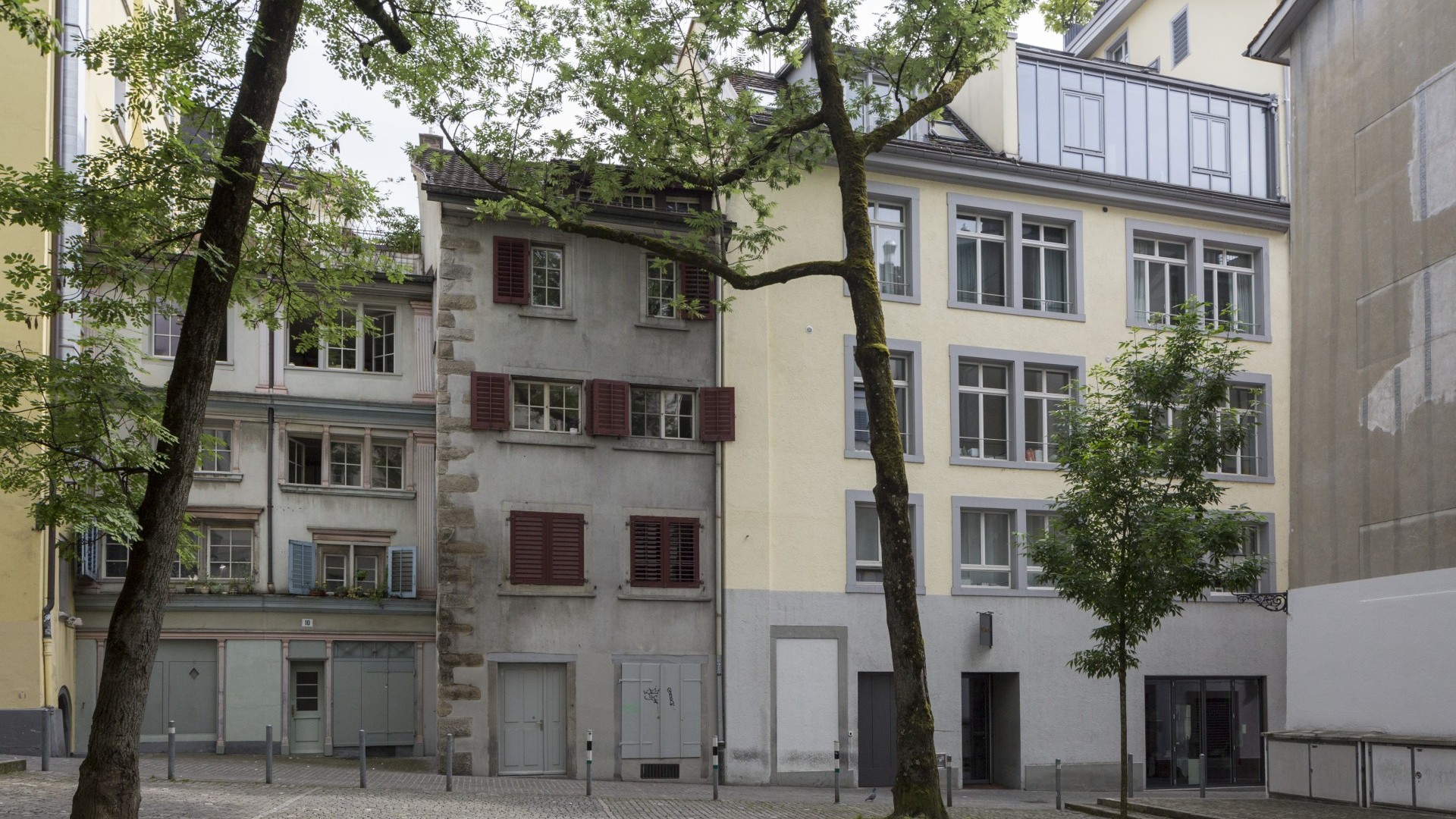 Haus in der Grauen Gasse mit Aufbau