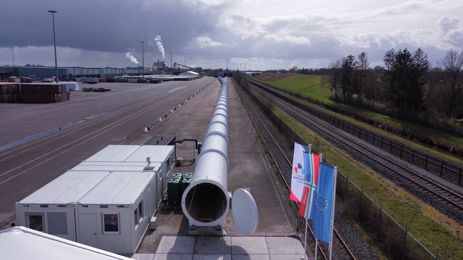 Hyperloop-Teststrecke in Veendam