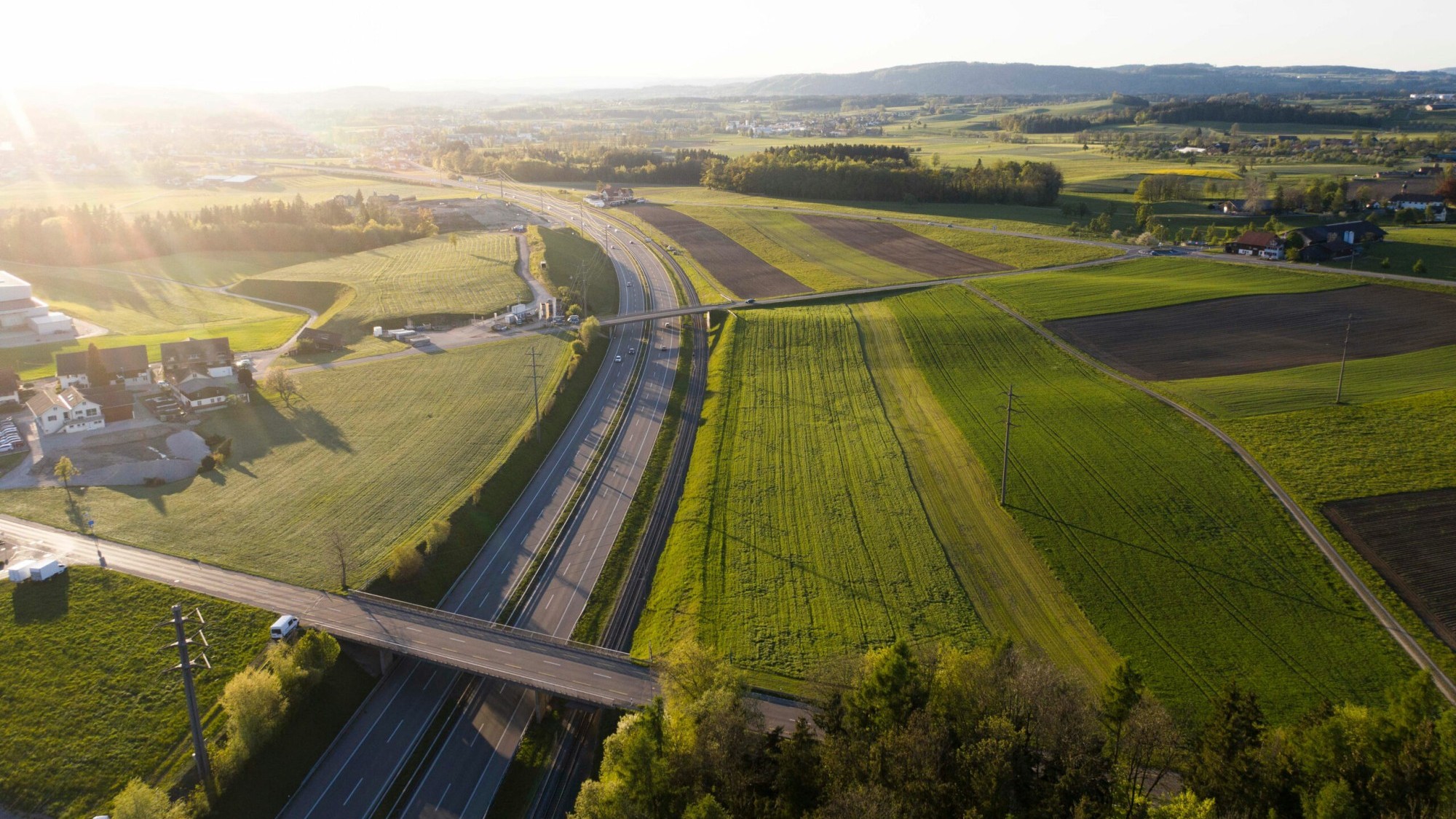 Luftbild Areal Wil West im Kanton Thurgau