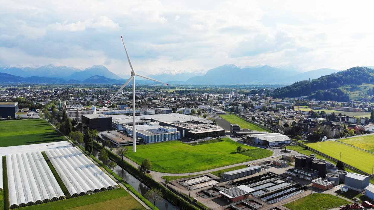Windrad SFS Au St. Gallen