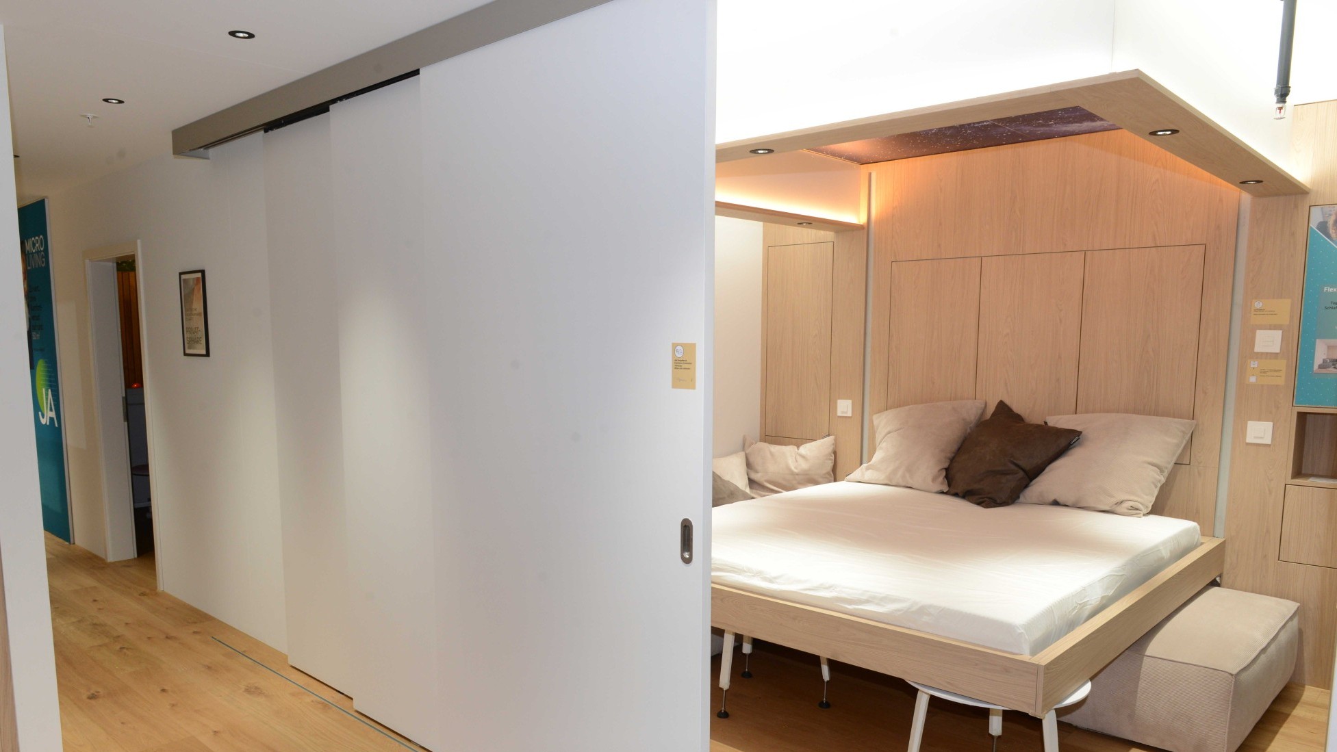 Trennwand für Schlafzimmer