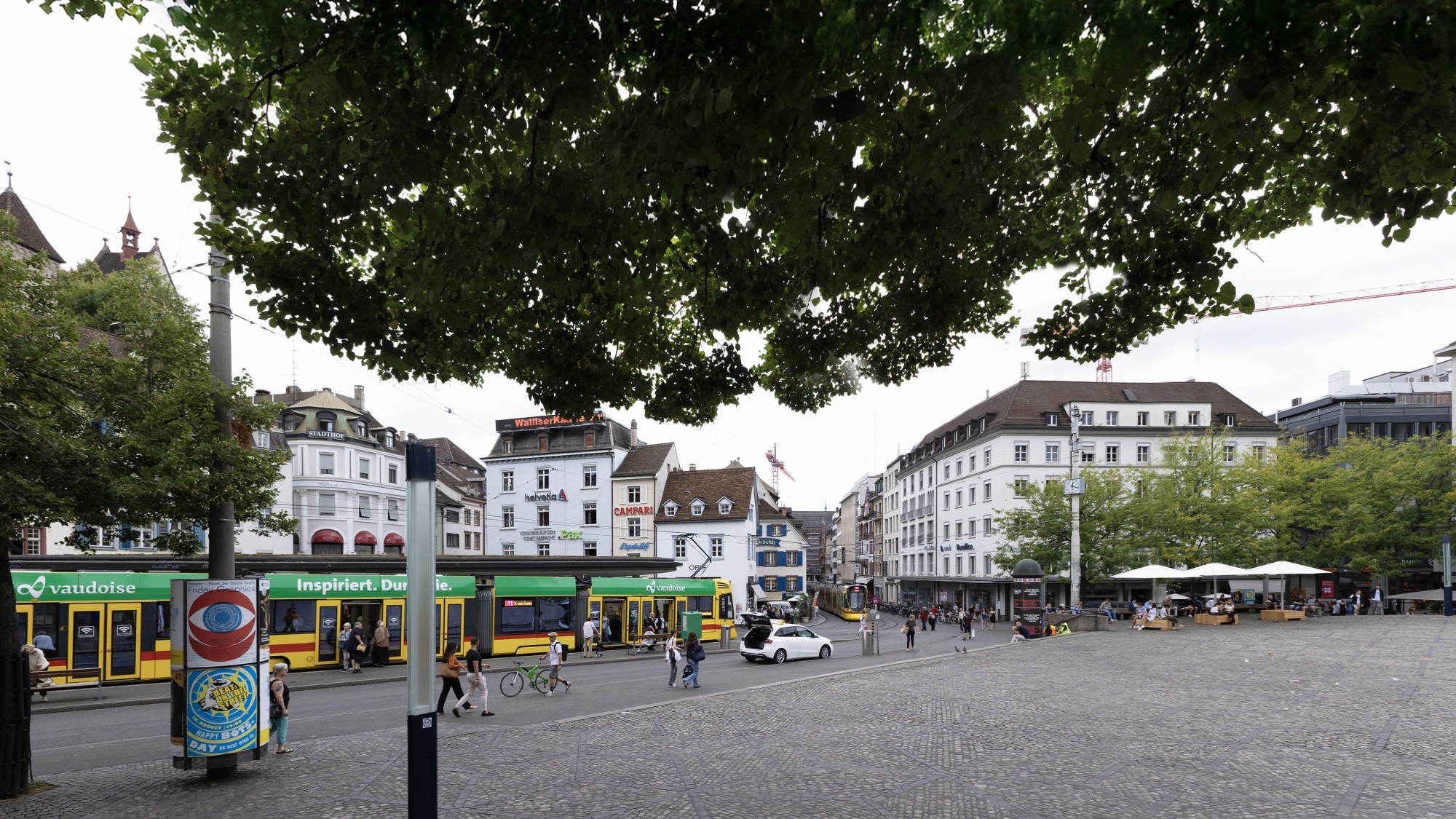 Barfüsserplatz in Basel heute