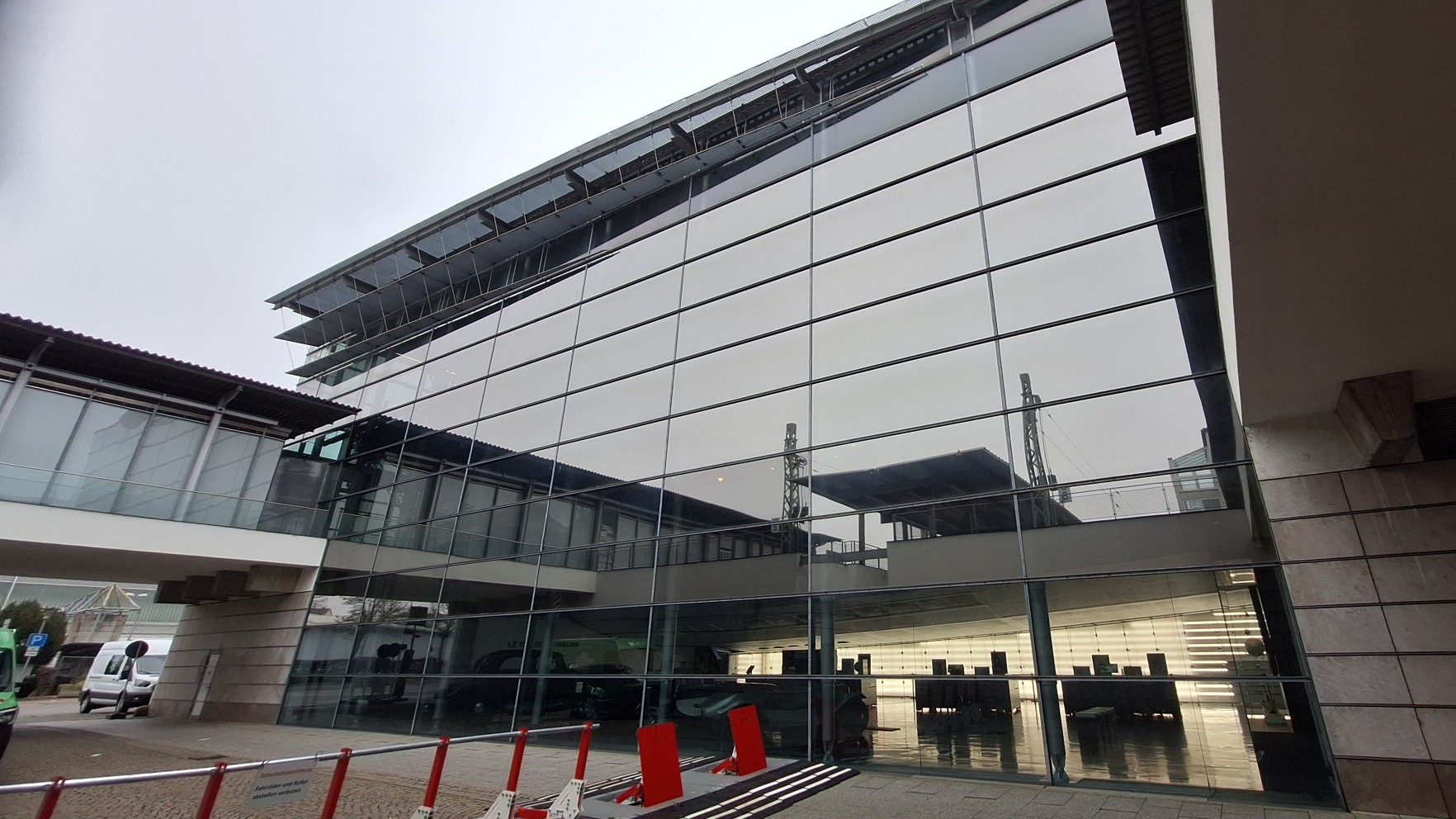 Der Hafenbahnhof in Friedrichshafen (De) am Bodensee
