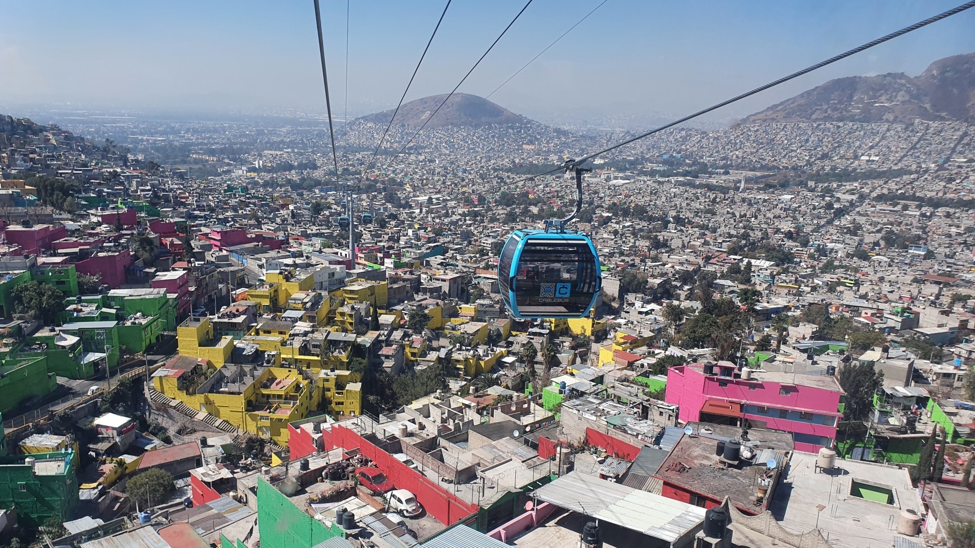 Seilbahn in Mexiko City