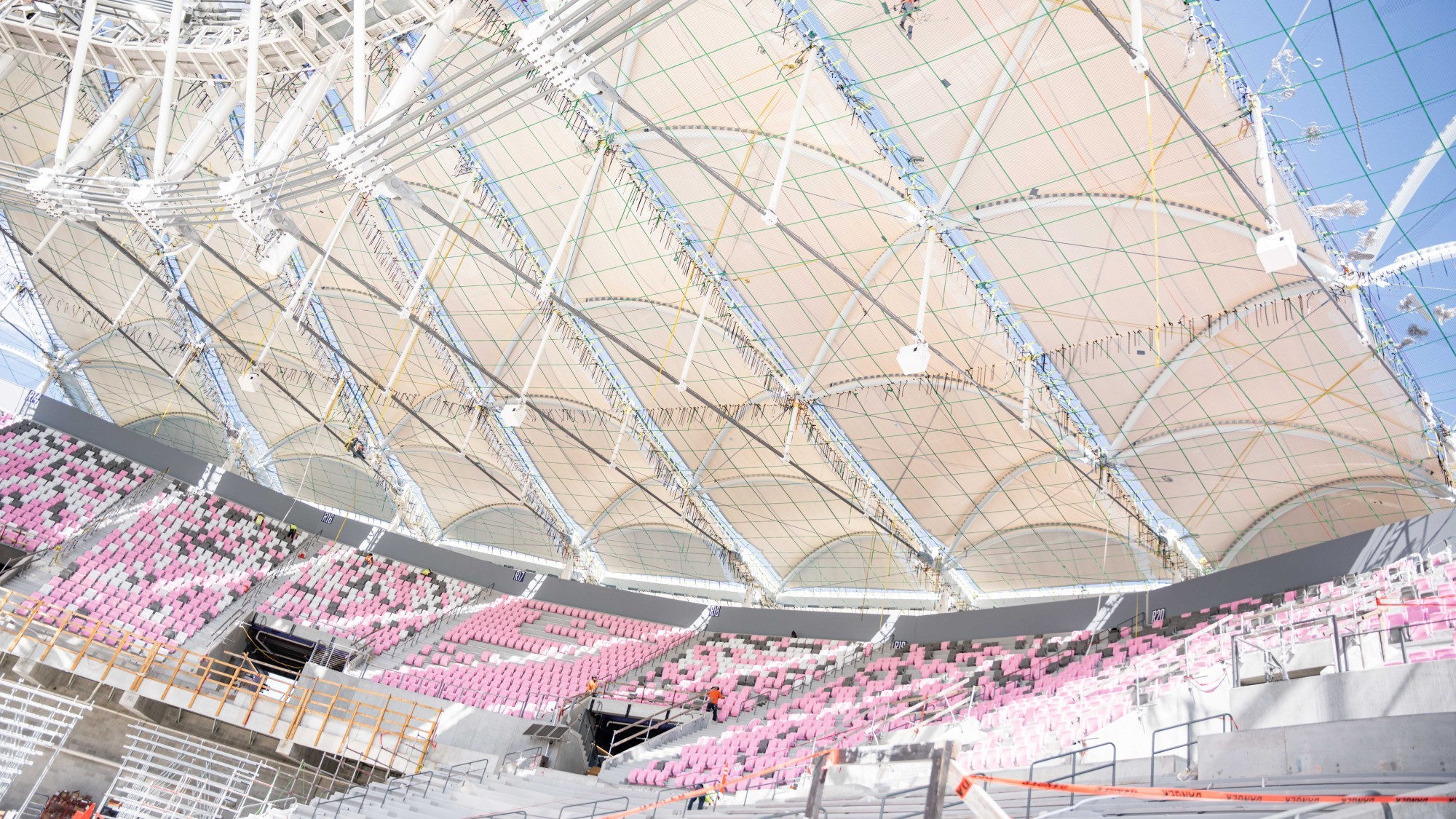 Das Stadiondach des Miami Freedom Parks.