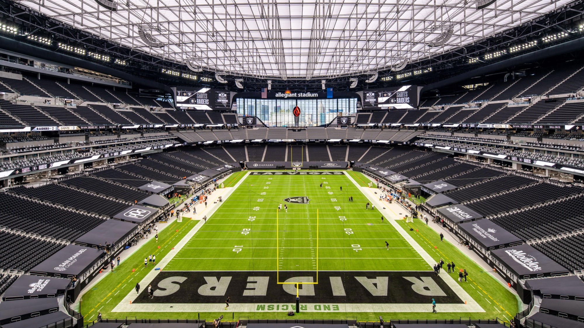 Das Allegiant Stadium von Las Vegas