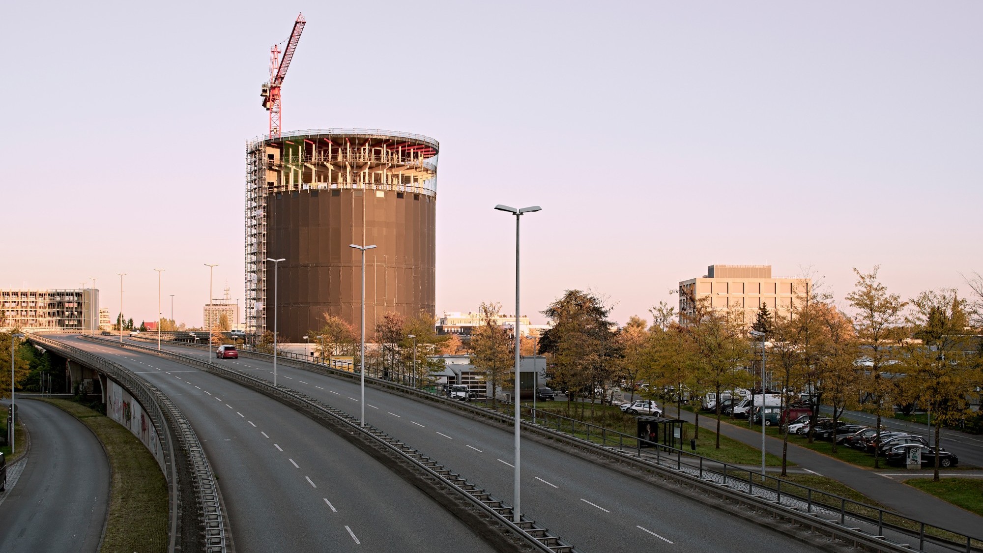Das Asisi-Panorama in Konstanz kurz vor der Fertigstellung.