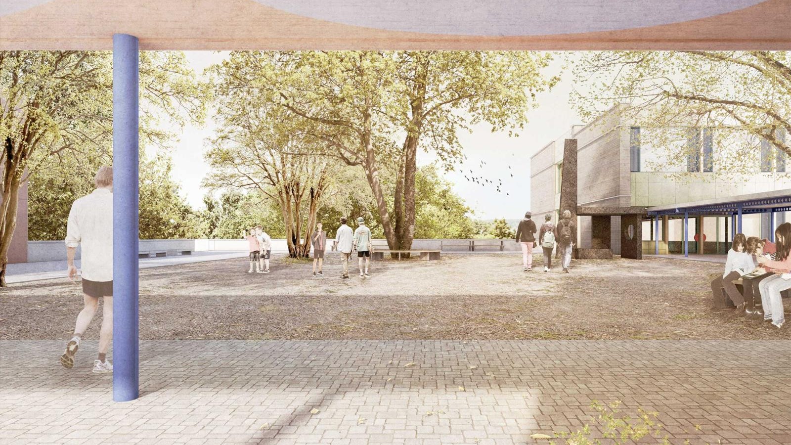 Siegerprojekts Panama für die Erweiterung Schulstandort in Dornach SO