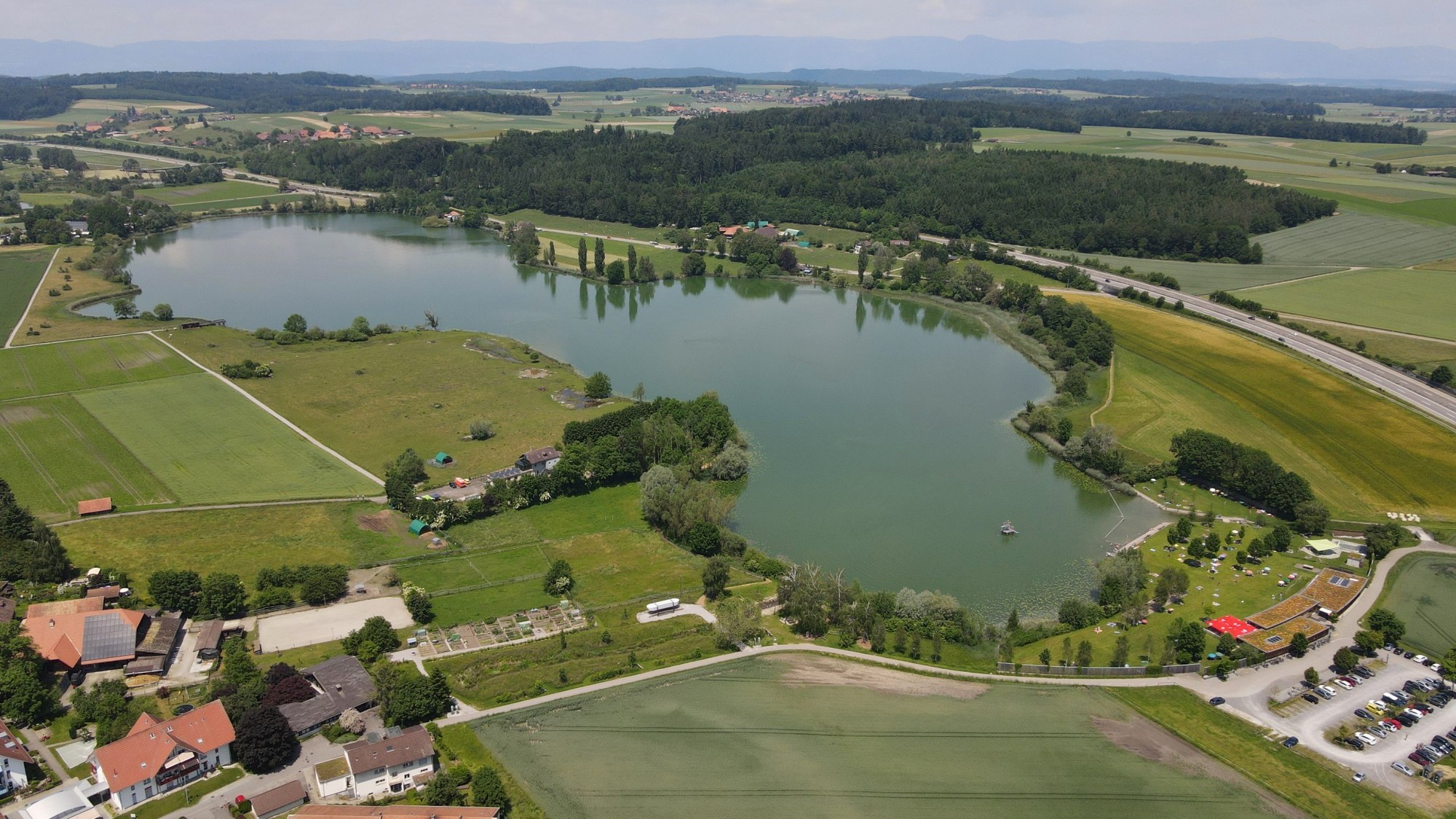 Luftbild Moossee