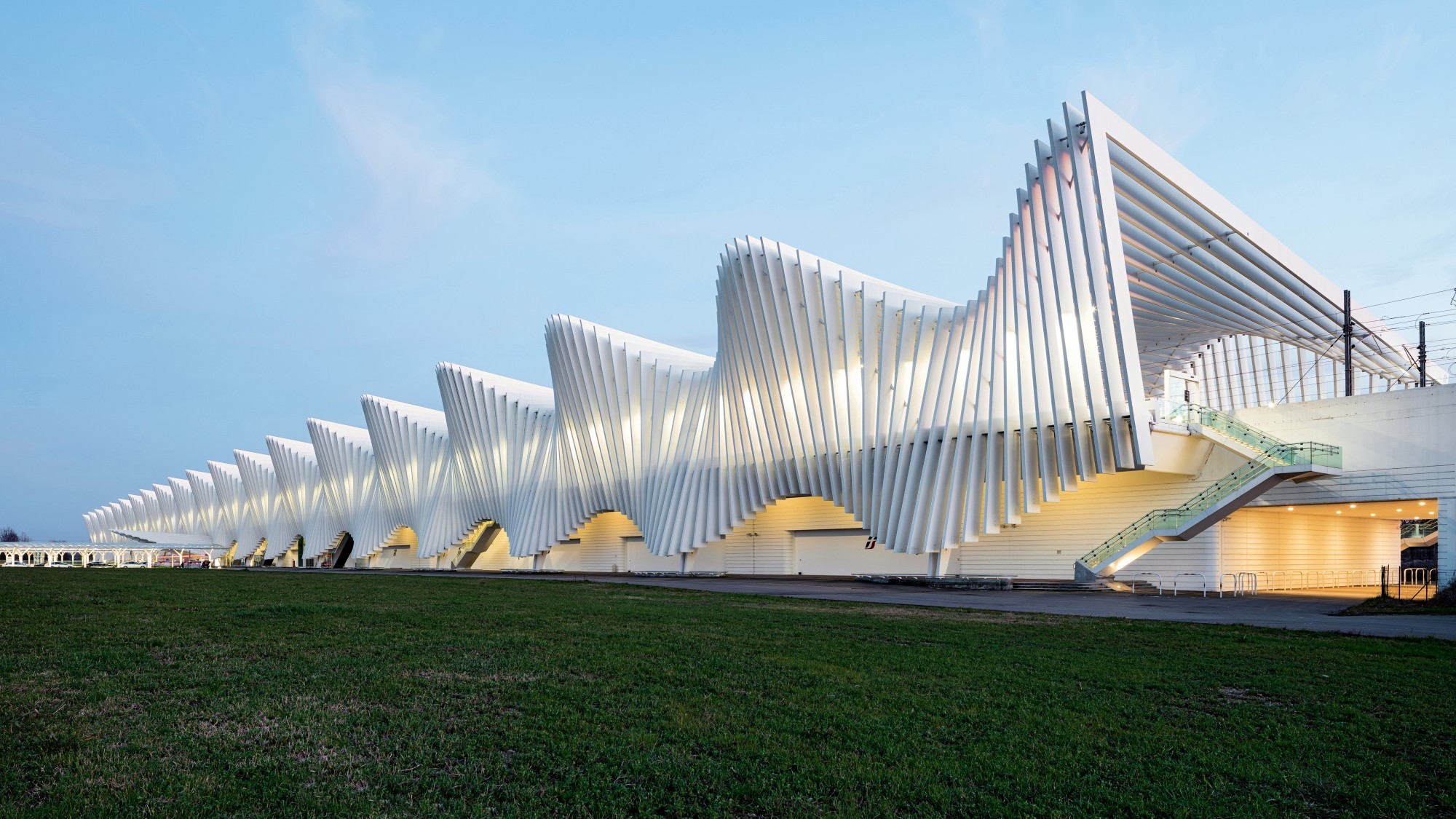 Reggio Emilia, Mediopadana Station, Italien, 2010–2014.