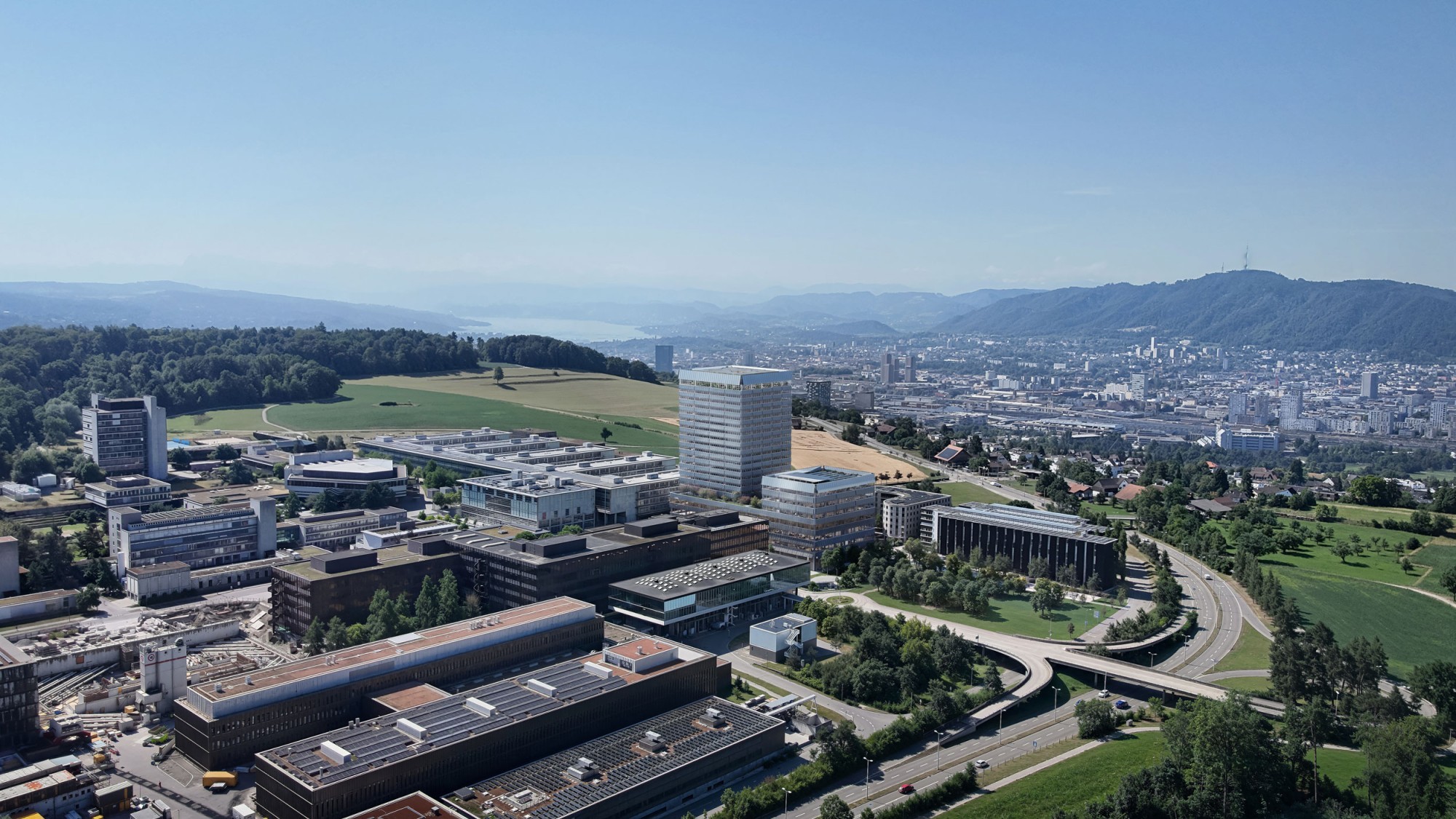 HWS-Neubau auf Campus Hönggerberg der ETH Zürich