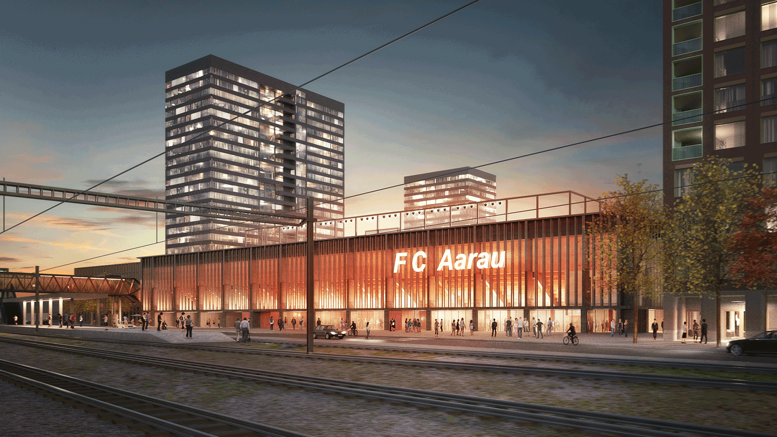 Fussballstadion Aarau, Visualisierung