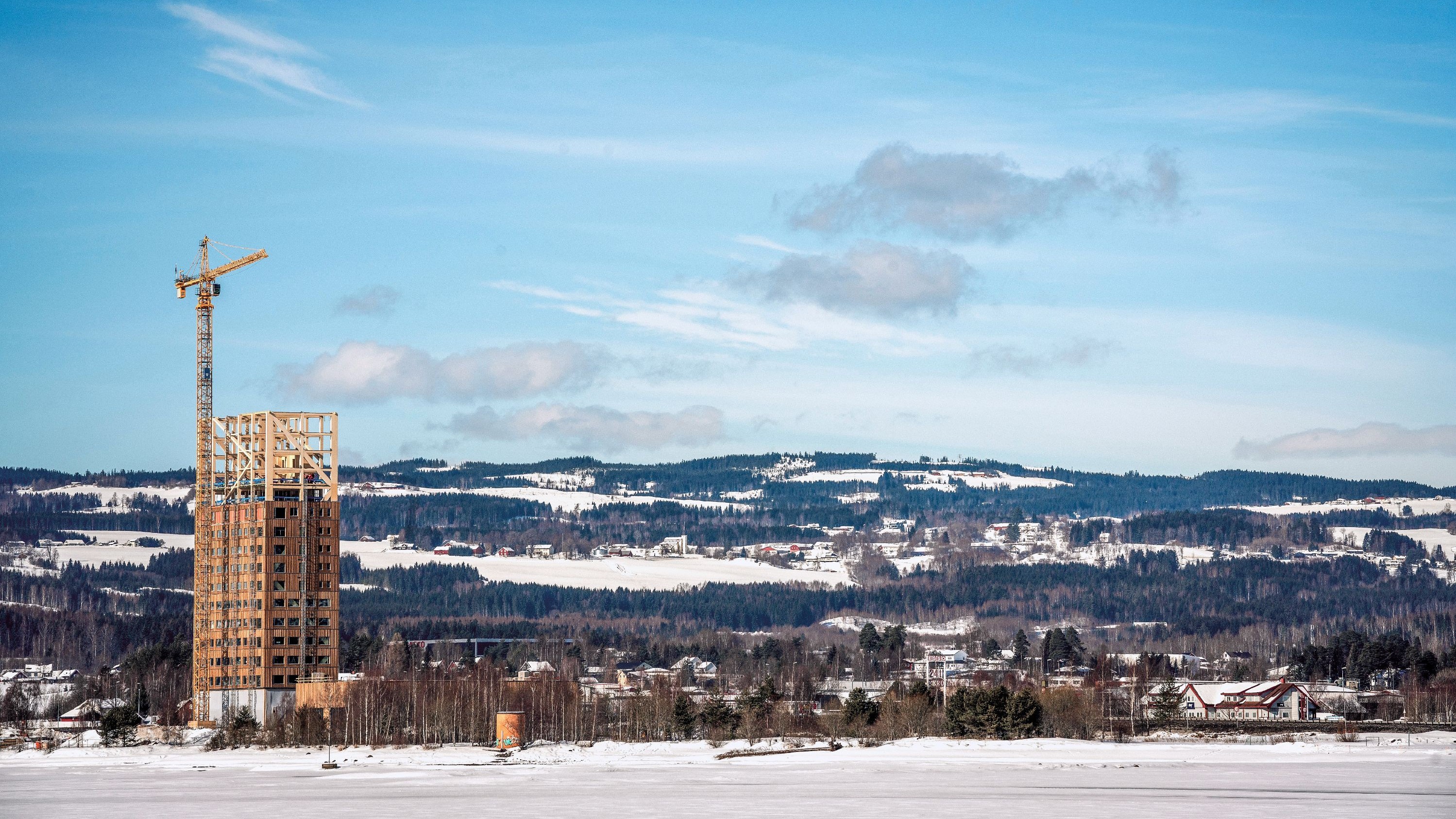 Der 85,4 Meter hohe «Mjösa Tower» in der norwegischen Hauptstadt Oslo wird seinen Titel als höchstes Holzgebäude der Welt bald abgeben müssen.