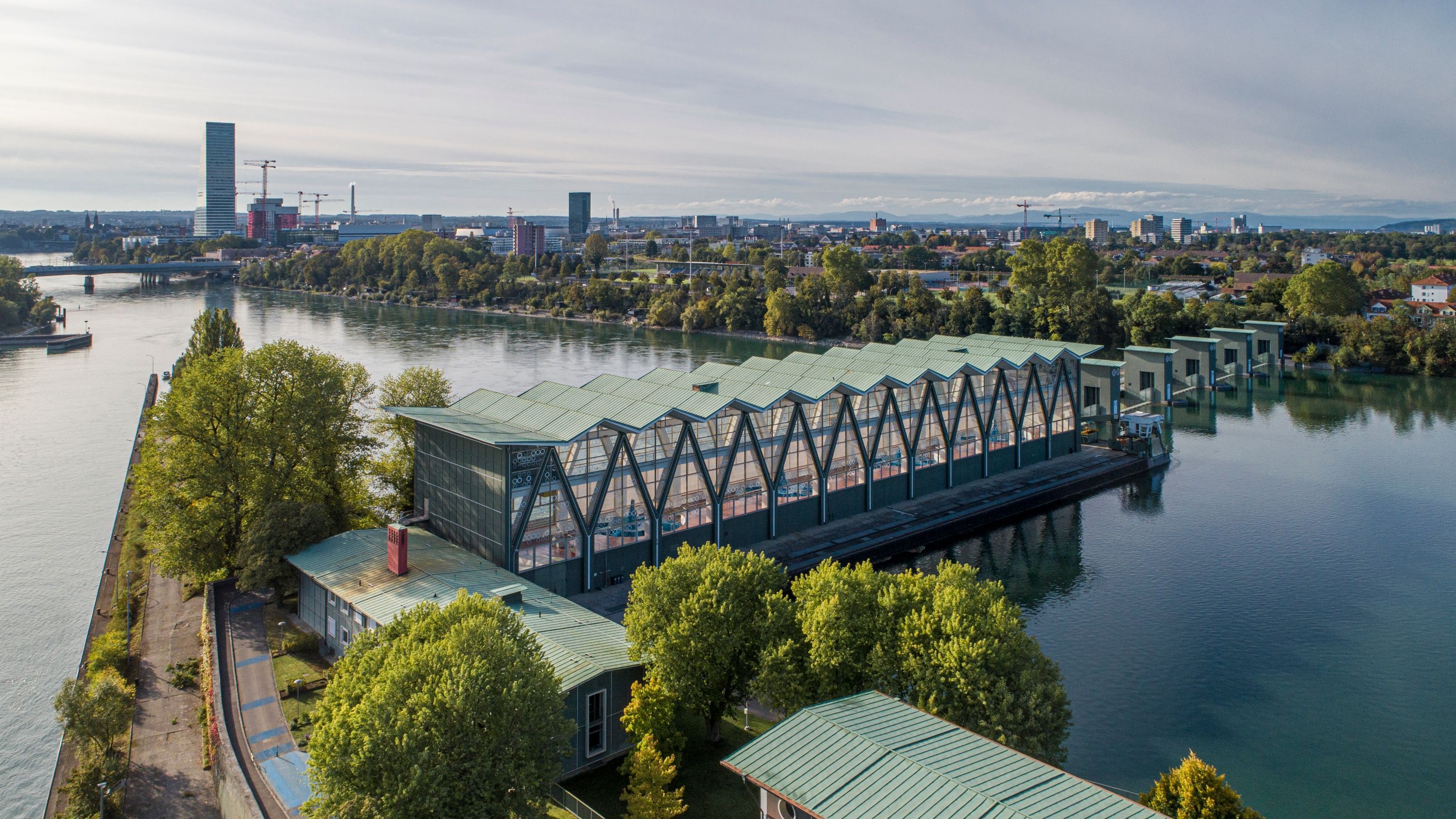 Wasserkraftwerk Birsfelden in Basel